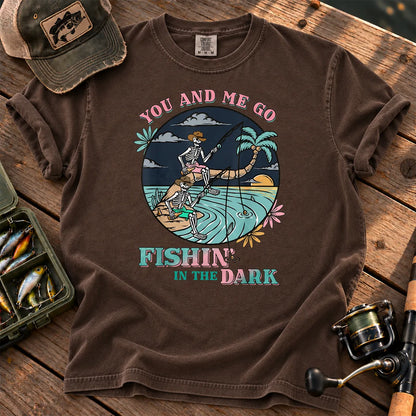 Fishing in the Dark Cowboy T-Shirt in Espresso