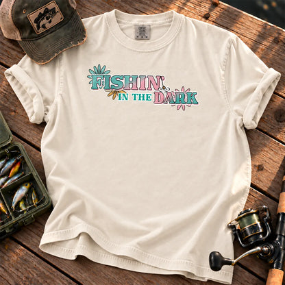 Fishing in the Dark T-Shirt in Ivory