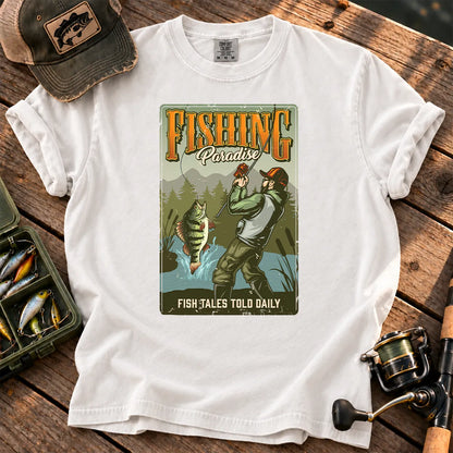 Fishing Paradise T-Shirt in White