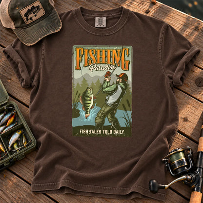 Fishing Paradise T-Shirt in Espresso
