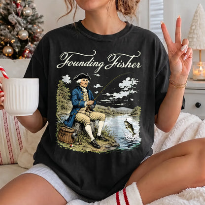 Founding Fisher T-Shirt Women model in Black