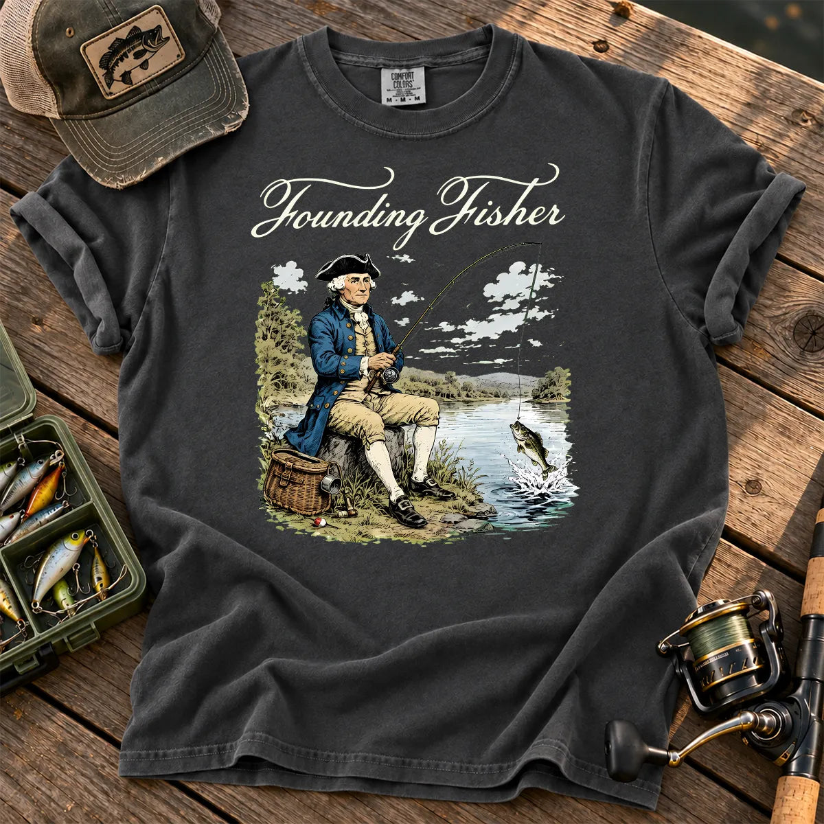 Founding Fisher T-Shirt in Pepper