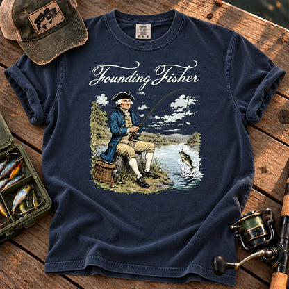 Founding Fisher T-Shirt in True Navy