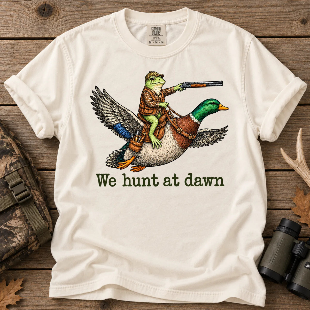 Frog and Mallard T-Shirt in Ivory