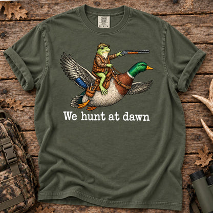 Frog and Mallard T-Shirt in Moss