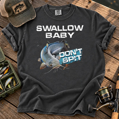 Funny Catfish Fishing T-Shirt in Pepper