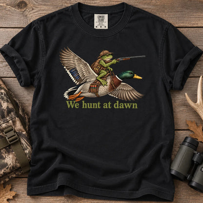 Funny Frog Duck T-Shirt in Black