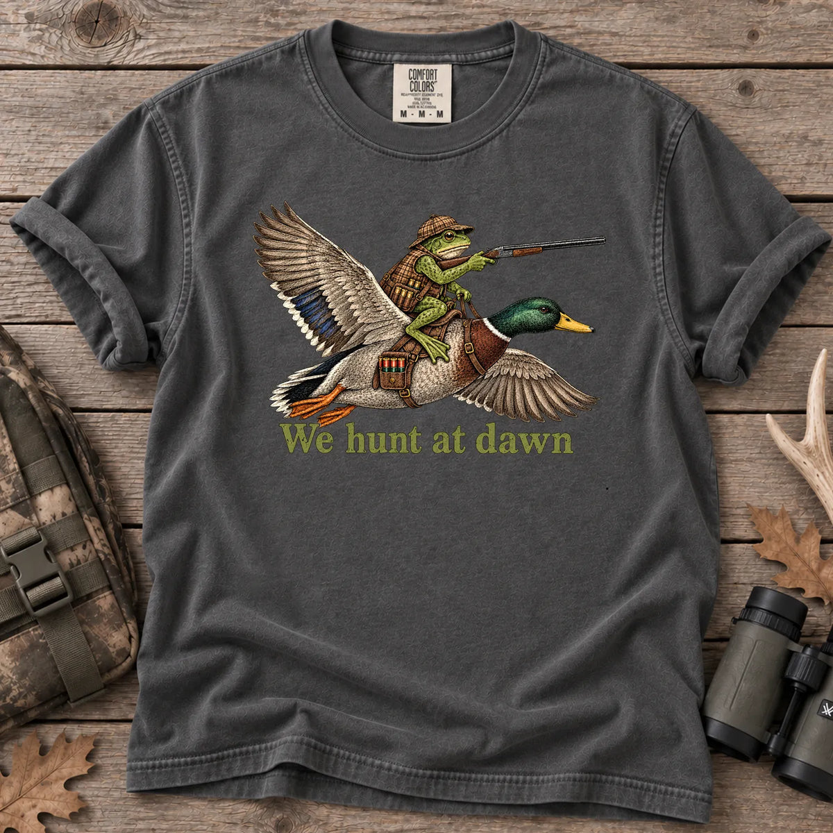 Funny Frog Duck T-Shirt in Pepper