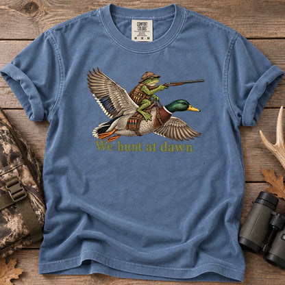 Funny Frog Duck T-Shirt in Blue Jean