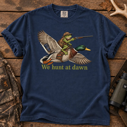 Funny Frog Duck T-Shirt in True Navy
