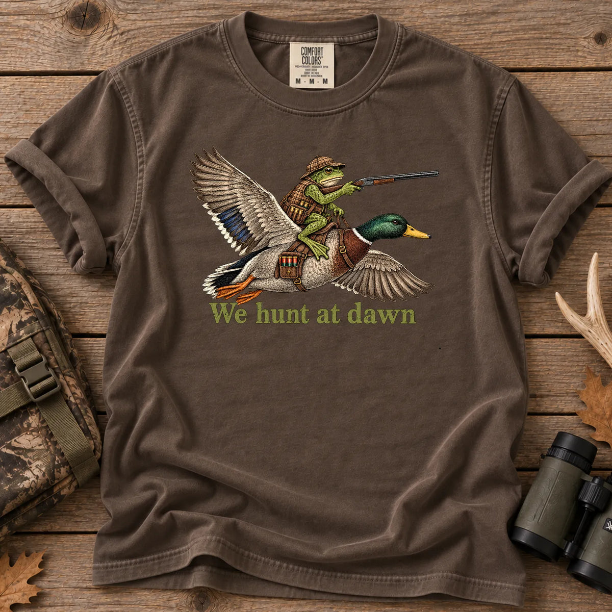 Funny Frog Duck T-Shirt in Espresso