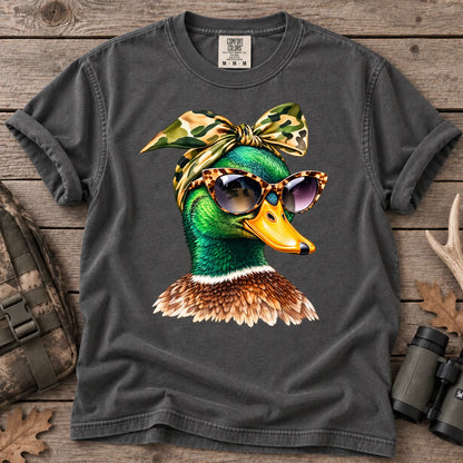 Funny Glam Mallard T-Shirt in Pepper