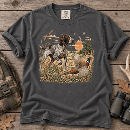 German Shorthaired Pointer T-Shirt in Pepper