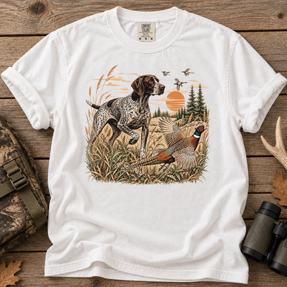 German Shorthaired Pointer T-Shirt in White