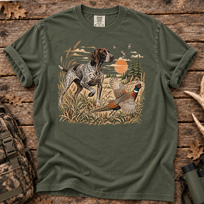 German Shorthaired Pointer T-Shirt in Moss