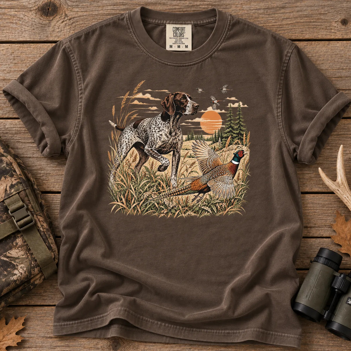 German Shorthaired Pointer T-Shirt in Espresso