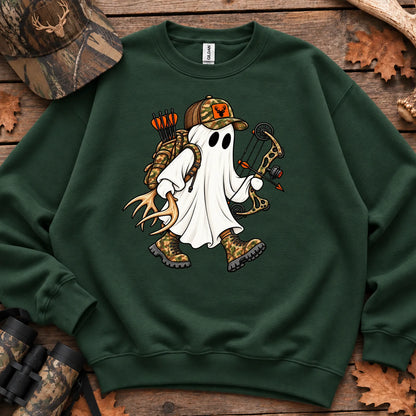 Ghost Hunter Sweatshirt in Forest Green