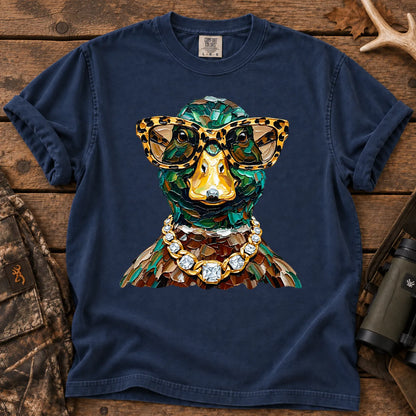 Glam Duck Hunting T-Shirt in True Navy