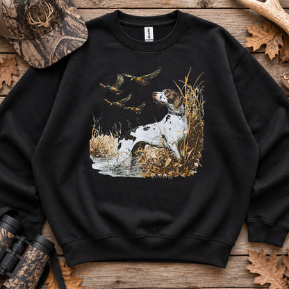 GSP and Mallard Ducks Sweatshirt in Black