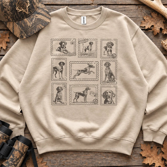 GSP Vintage Stamp Sweatshirt in Sand