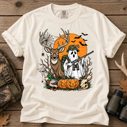 Halloween Deer Hunting T-Shirt in Ivory