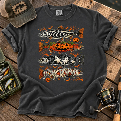 Halloween Monster Trout T-Shirt in Pepper