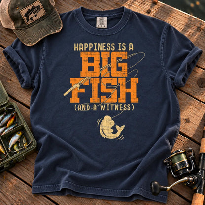 Happiness Is a Big Fish T-Shirt in True Navy