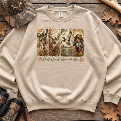 Hunt Harvest Honor Heritage Sweatshirt in Sand