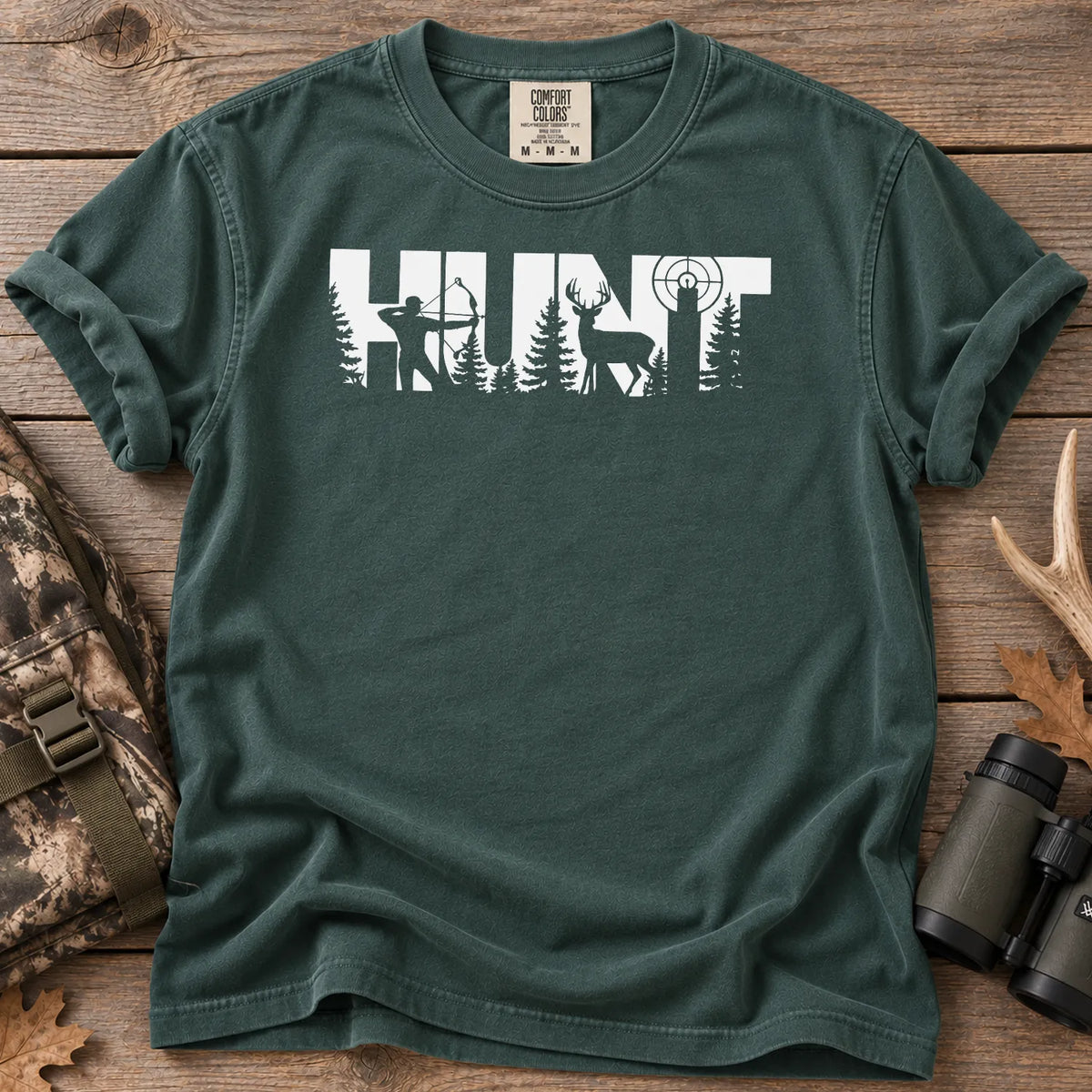 Hunt Wildlife T-Shirt Blue Spruce - Front