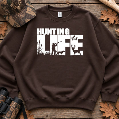 Hunting Life Silhouette Sweatshirt in Dark Chocolate