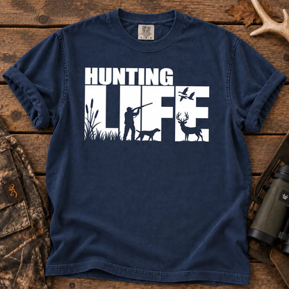 Hunting Life T-Shirt in True Navy