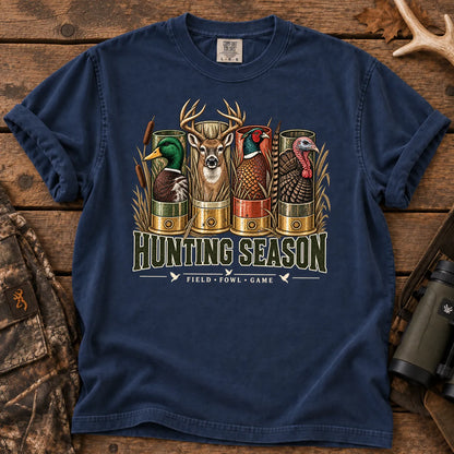 Hunting Season Field and Fowl T-Shirt in True Navy