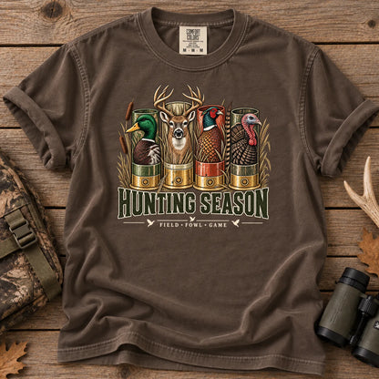 Hunting Season Field and Fowl T-Shirt in Espresso
