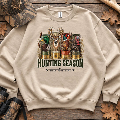 Hunting Season Field Fowl Game Sweatshirt in Sand