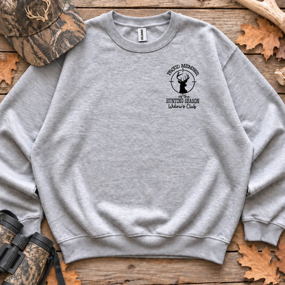 Hunting Season Widows Club Sweatshirt in Sport Grey