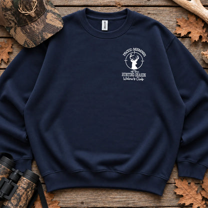 Hunting Season Widows Club Sweatshirt in Navy