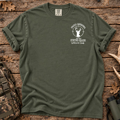 Hunting Season Widows Club T-Shirt in Moss