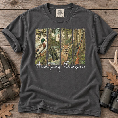 Hunting Season Wildlife T-Shirt in Pepper