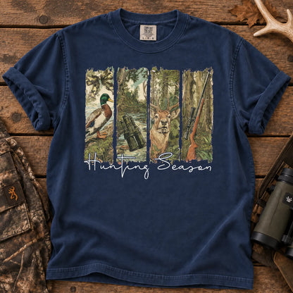 Hunting Season Wildlife T-Shirt in True Navy