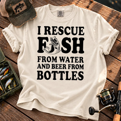 I Rescue Fish T-Shirt in Ivory