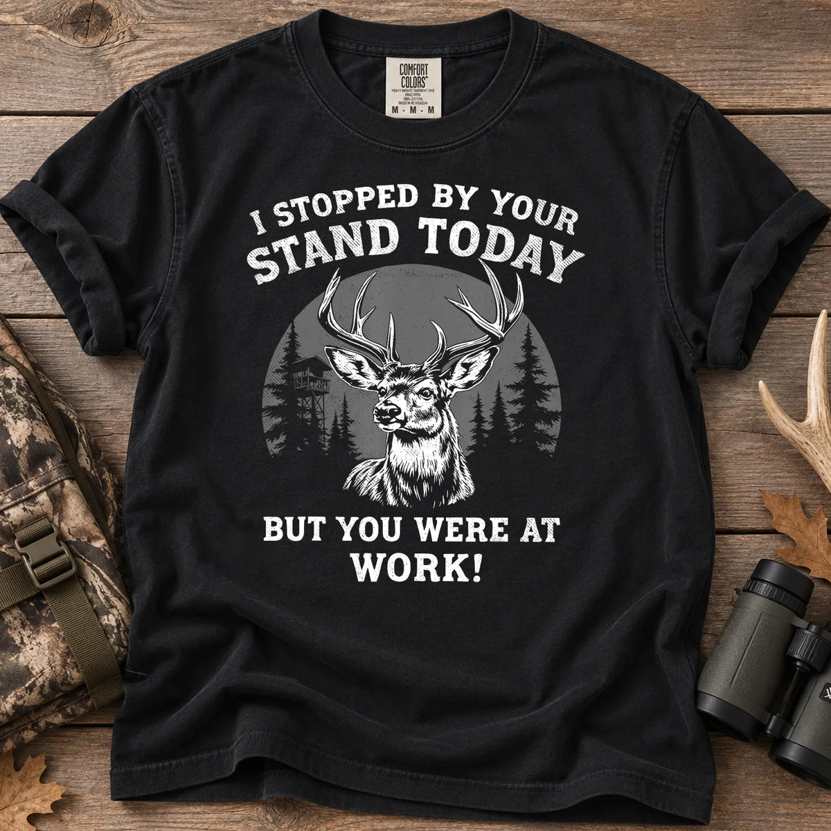 I Stopped by Your Stand T-Shirt in Black