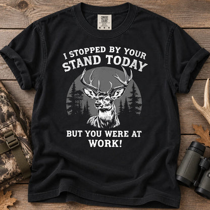 I Stopped by Your Stand T-Shirt in Black