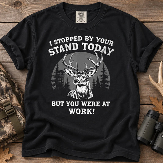 I Stopped by Your Stand T-Shirt in Black