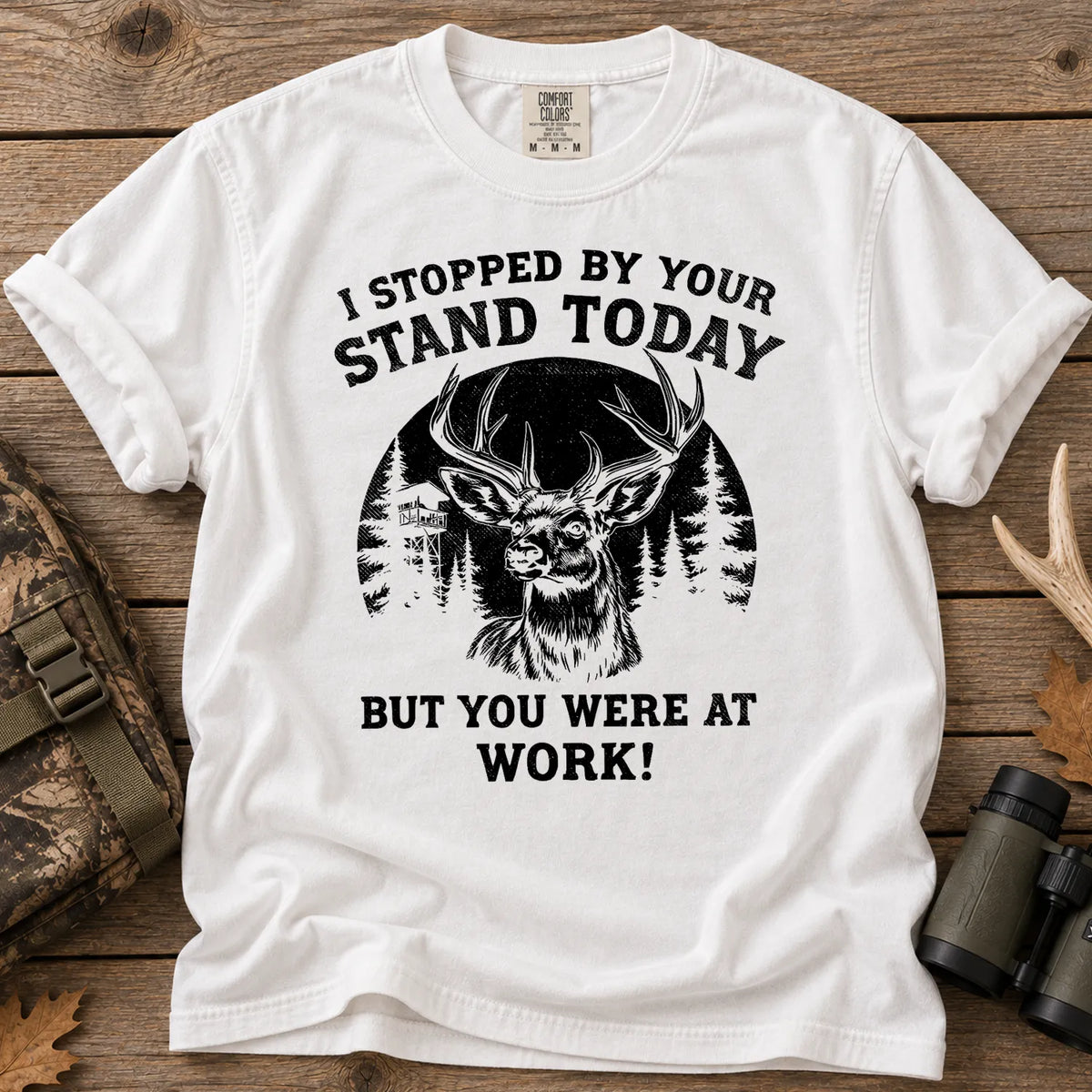 I Stopped by Your Stand T-Shirt in White