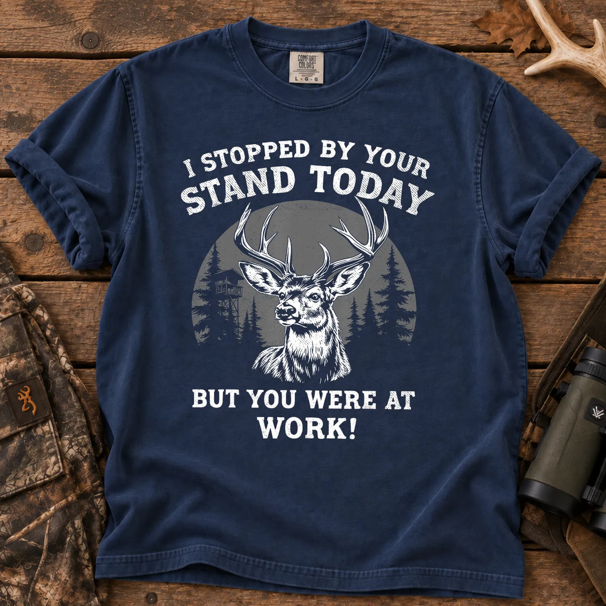 I Stopped by Your Stand T-Shirt in True Navy