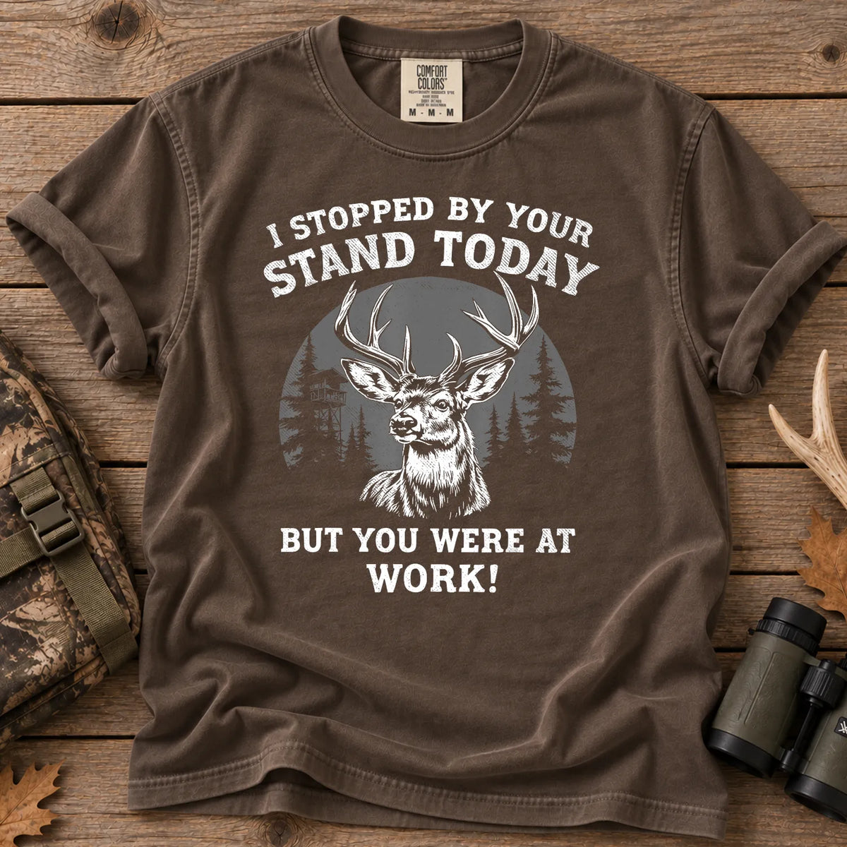 I Stopped by Your Stand T-Shirt in Espresso
