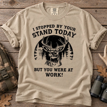 I Stopped by Your Stand T-Shirt in Sandstone