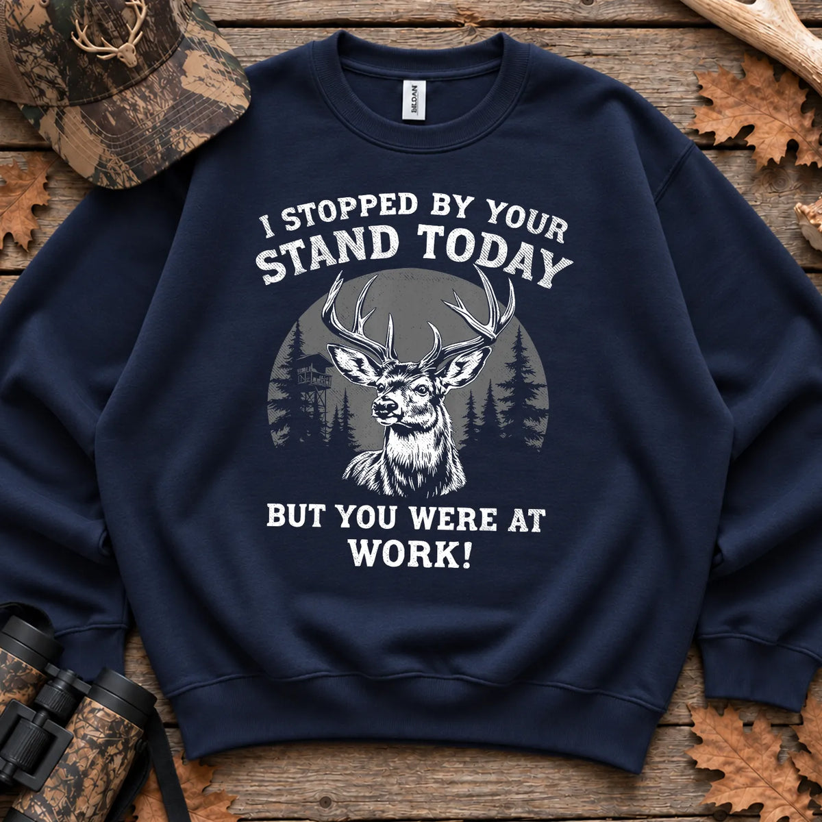 I Stopped by Your Stand Today Sweatshirt in Navy