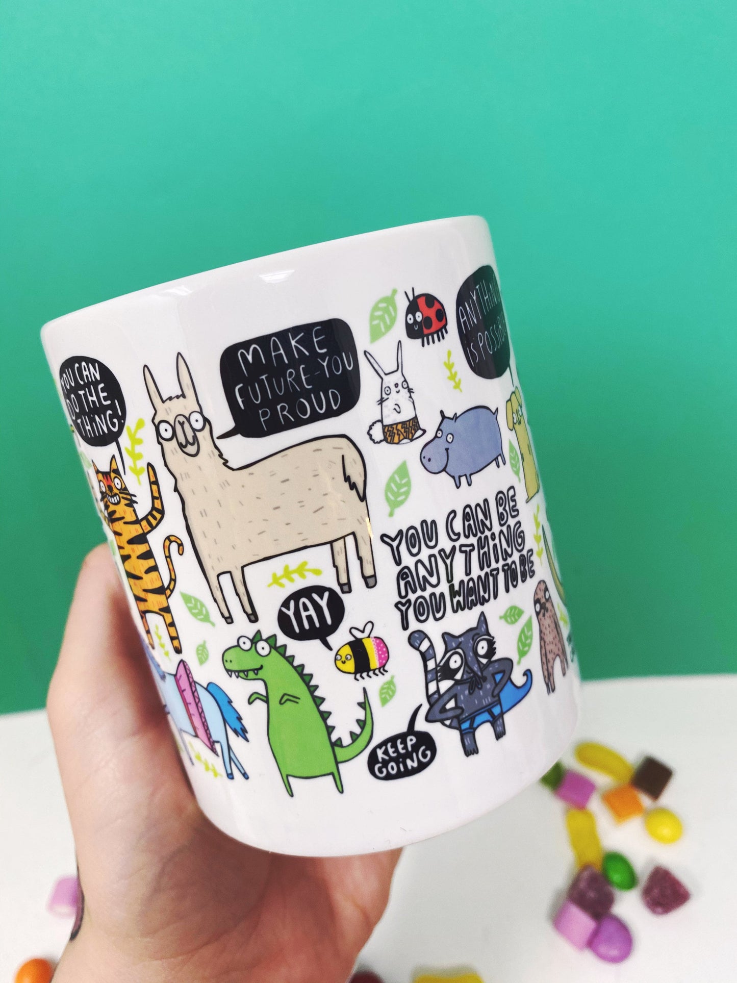 The Mug of Motivation  - Illustrative  - New Job - Confidence Boost - Katie Abey - Housewarming