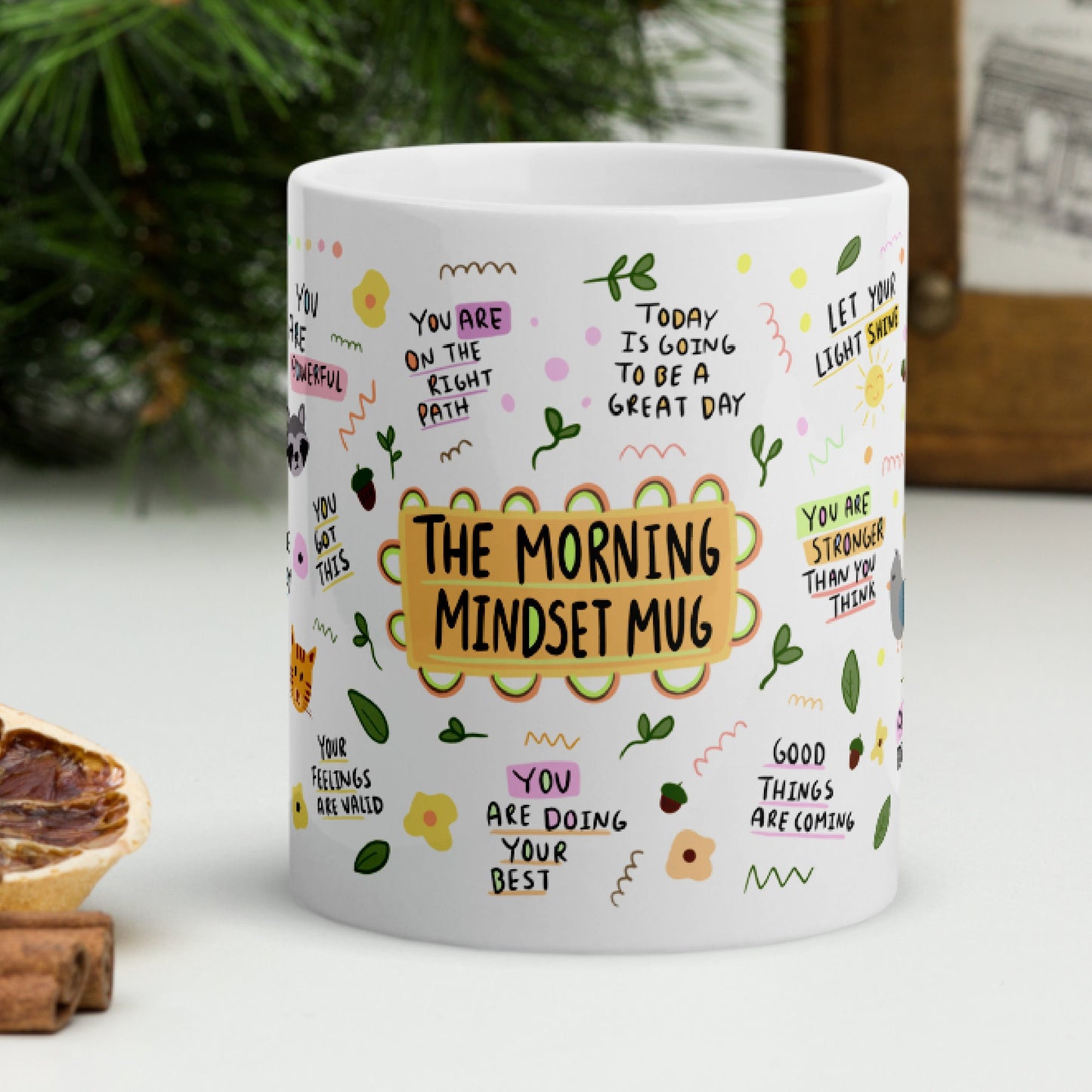 Daily Affirmations Coffee Mug: Positive Mindset Gift